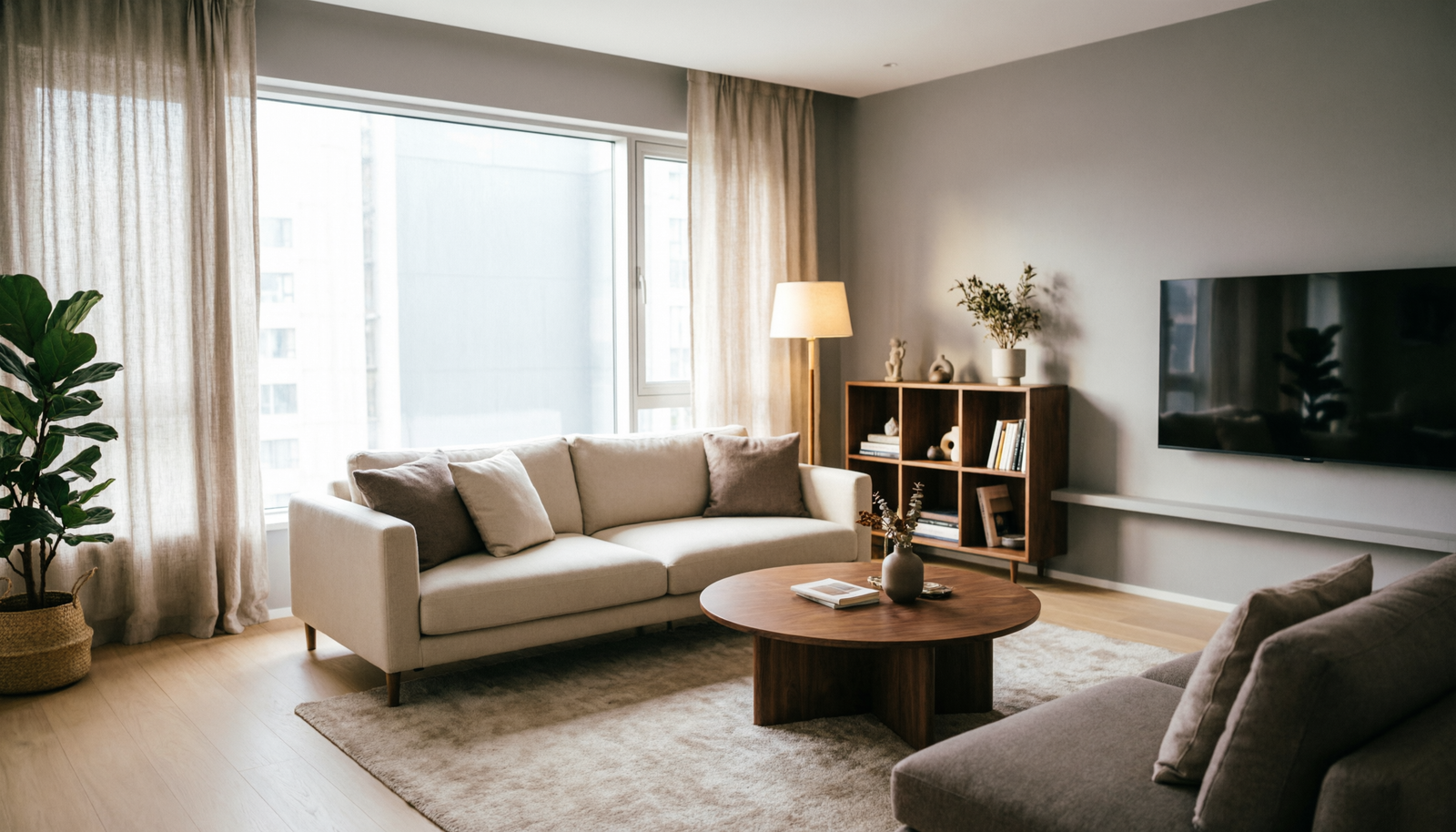 Appartement meublé lumineux préparé pour la location courte durée