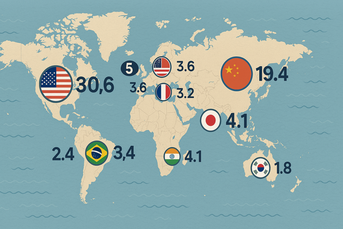 Classement PIB pays les plus riches du monde